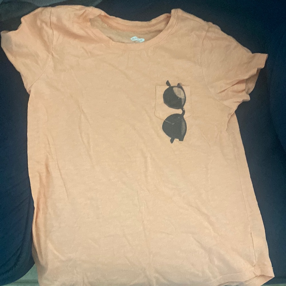 Salmon colored shirt